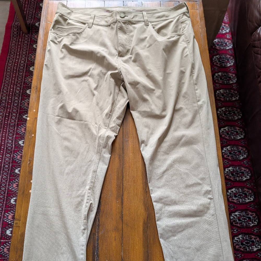 Rhone Tan Athleisure Pants